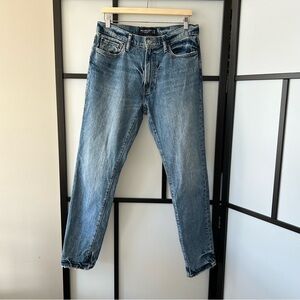 [32x32] Abercrombie & Fitch 2022 Men's Vintage Stretch 90s Slim Blue Denim Jean